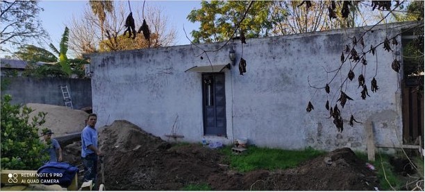 Estado anterior de una obra de reciclaje